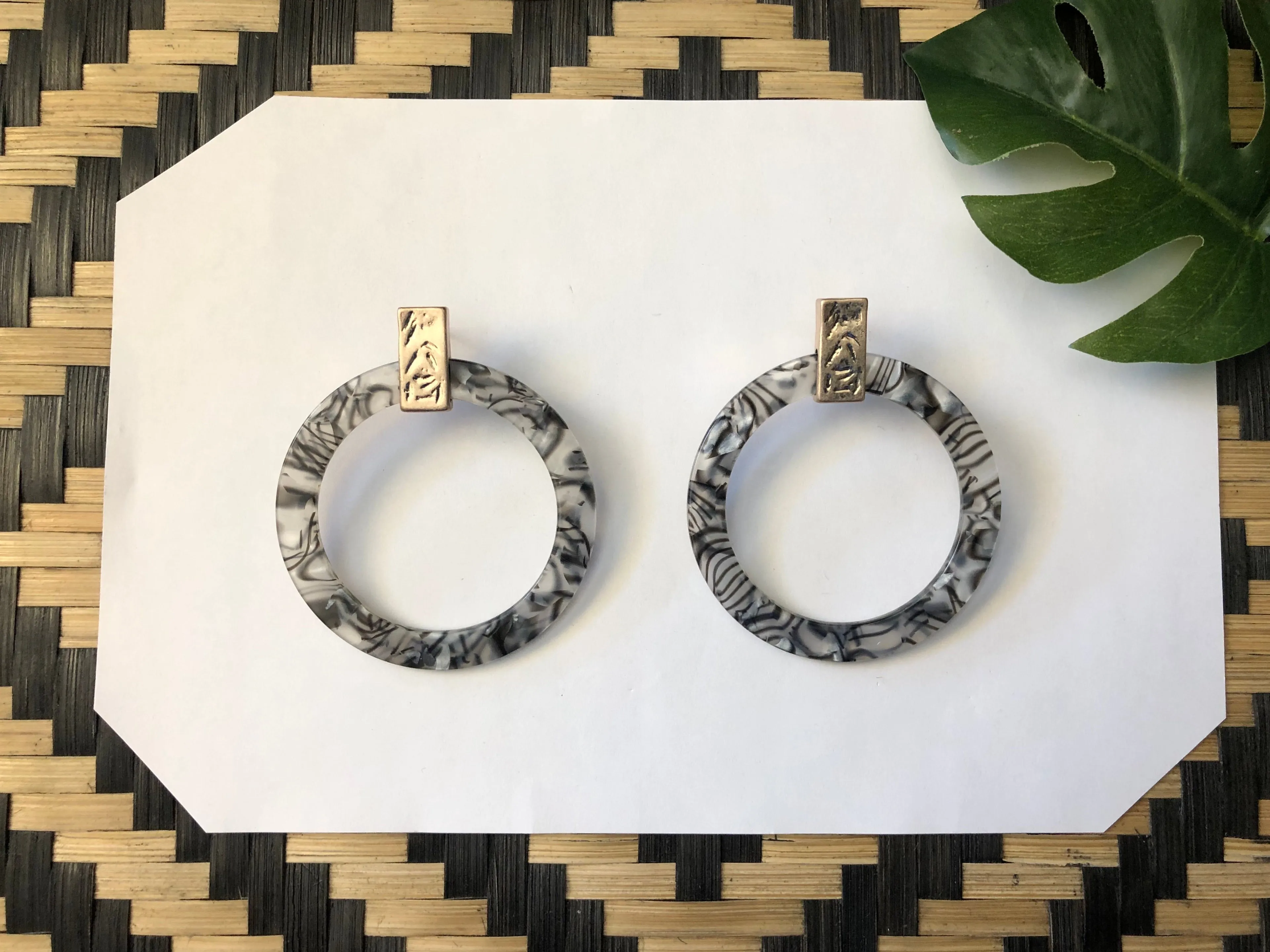 Orbitas Acrylic Earrings