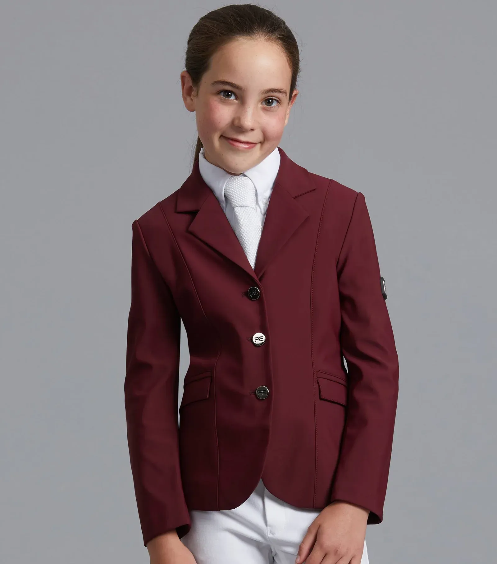 PEI Hagen Girl's Show Jacket (Burgundy)