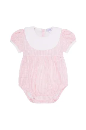 Pink Gingham Baby Bubble