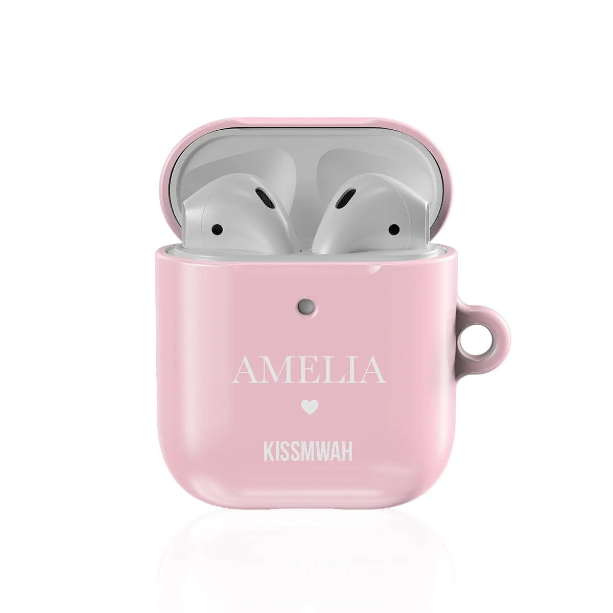 Pink Simple is More Airpod Case