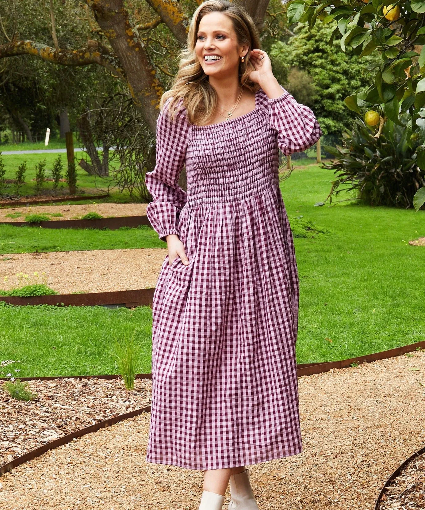 Pippa Check Dress