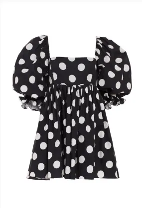 Polka Dot Puff Dress