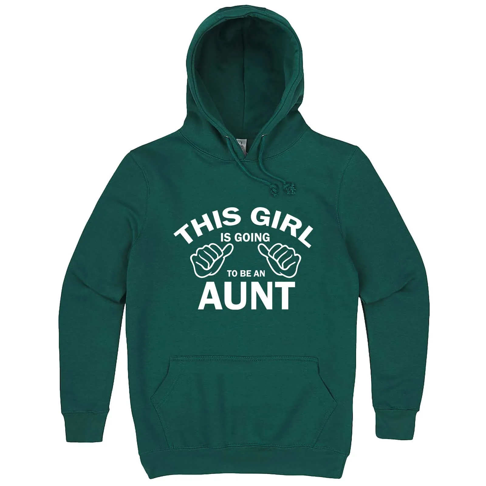 "This Girl is Going to Be an Aunt, White Text" hoodie