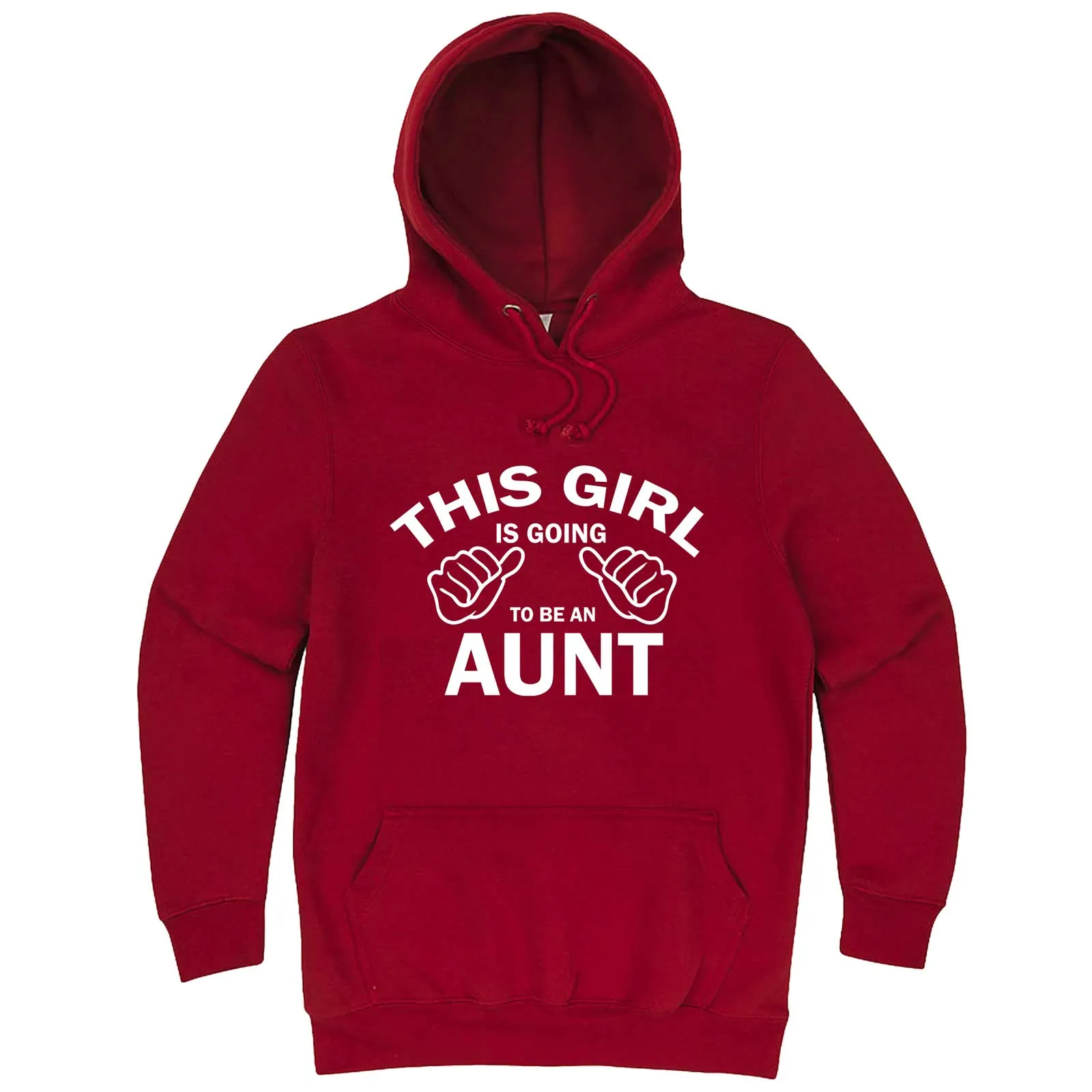 "This Girl is Going to Be an Aunt, White Text" hoodie