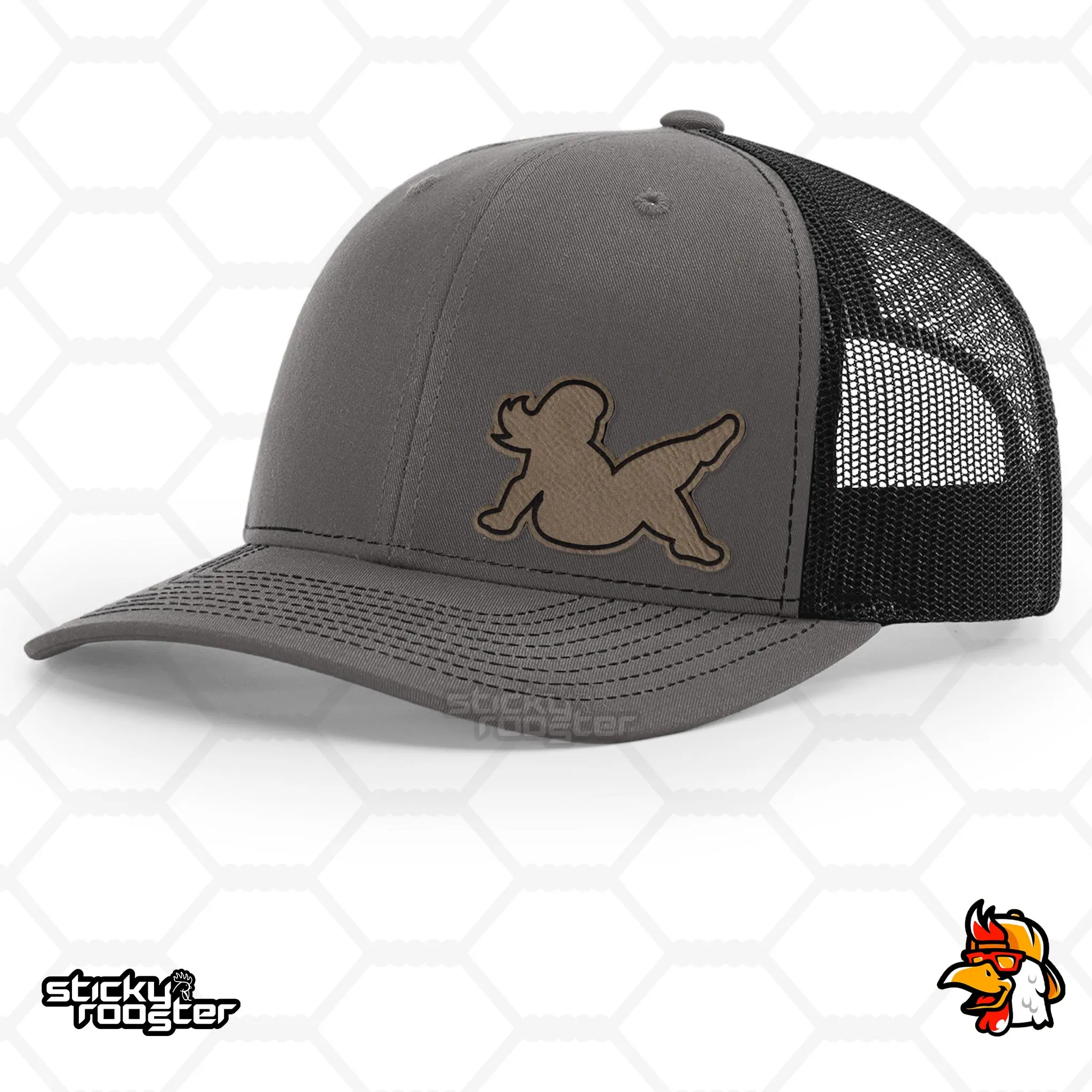 Real Mudflap Girl Leather Patch hat