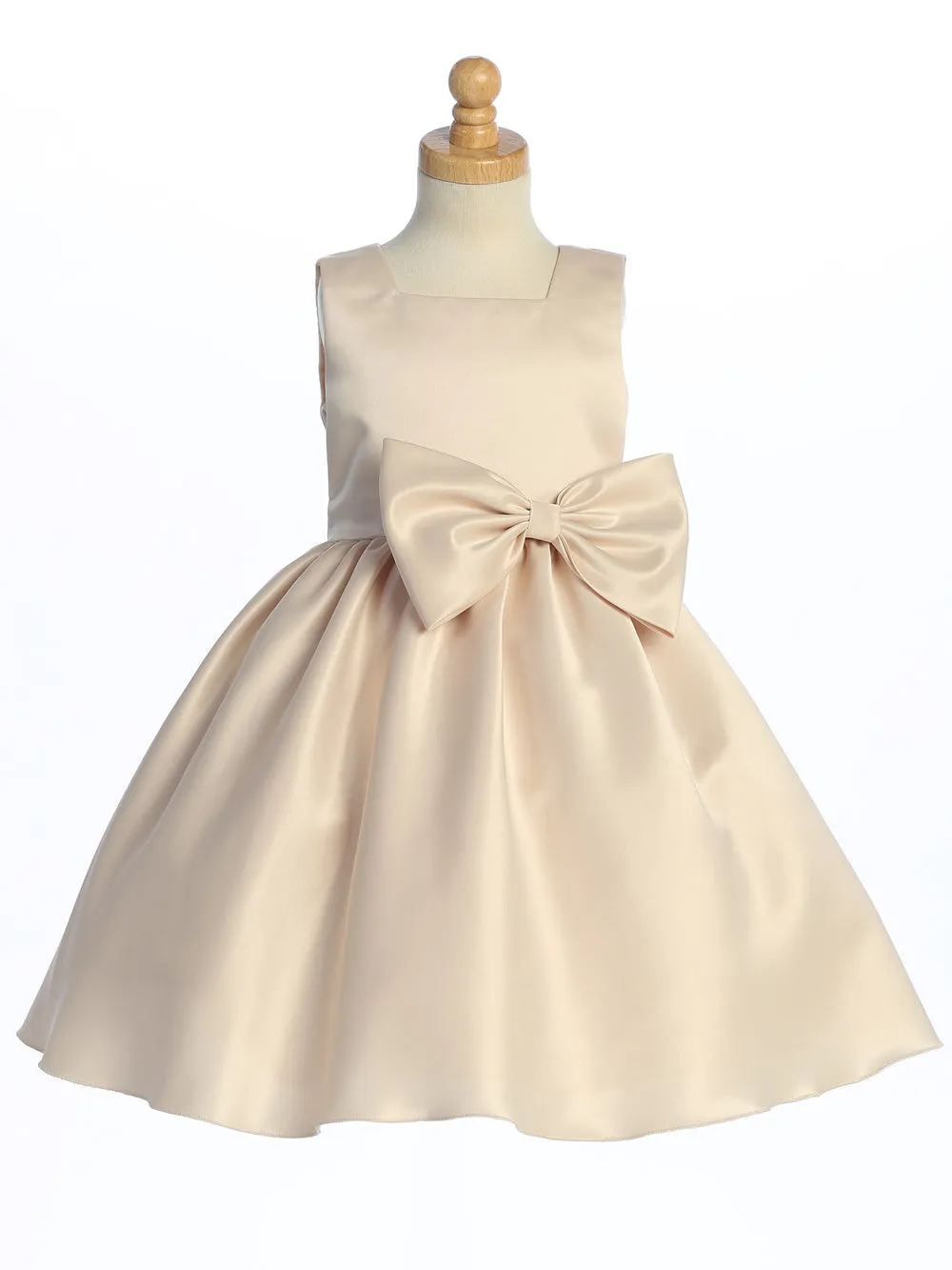 Stunning Satin Flower Girl Dress | Made in the U.S.A.