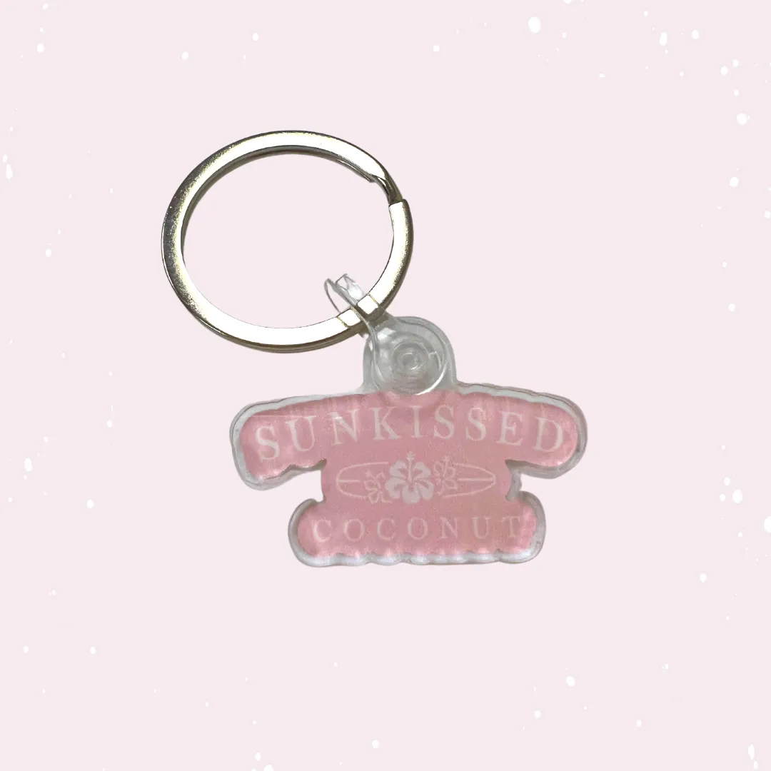 Sunkissedcoconut Logo Keychain