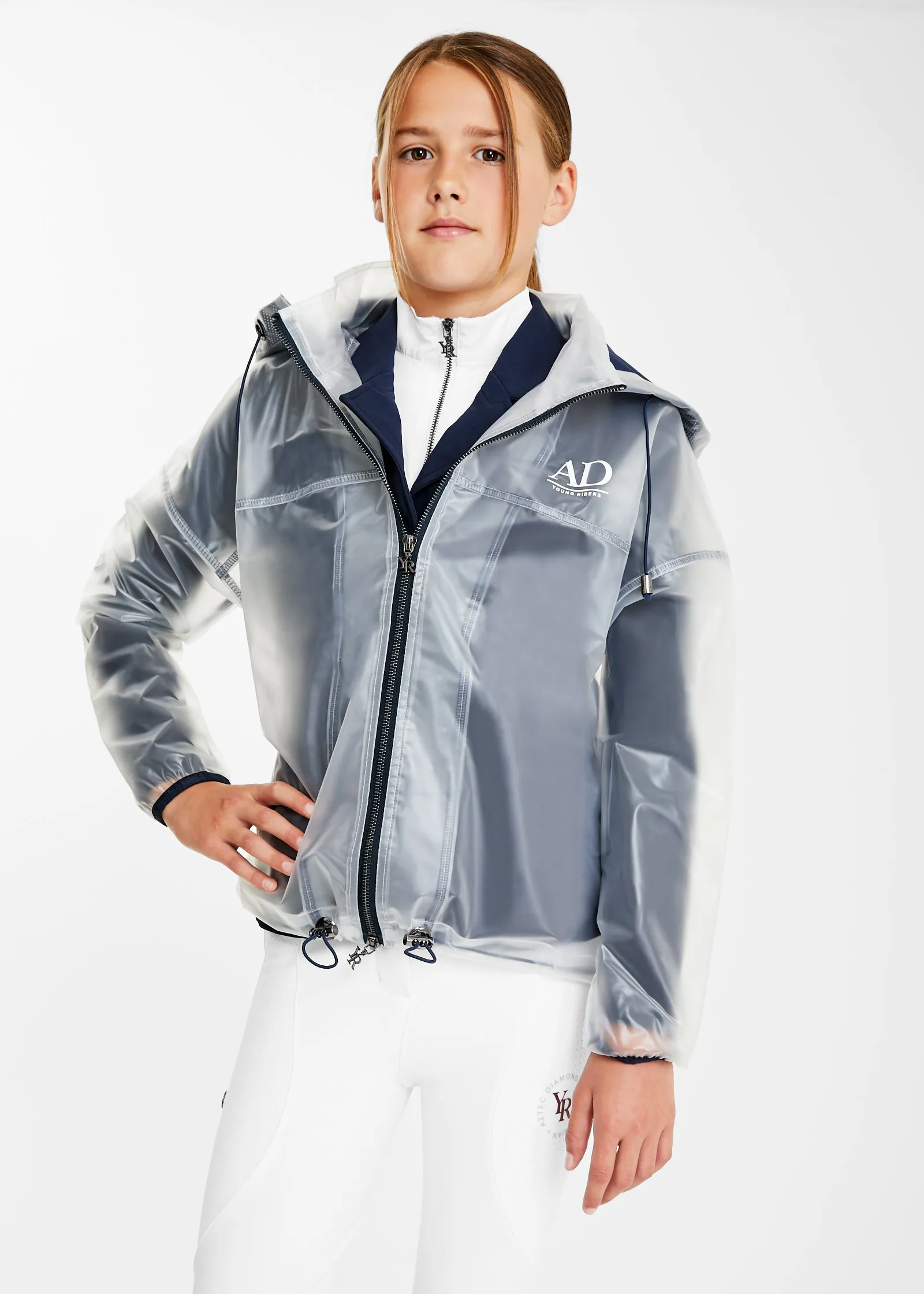 Young Riders Navy Rain Jacket