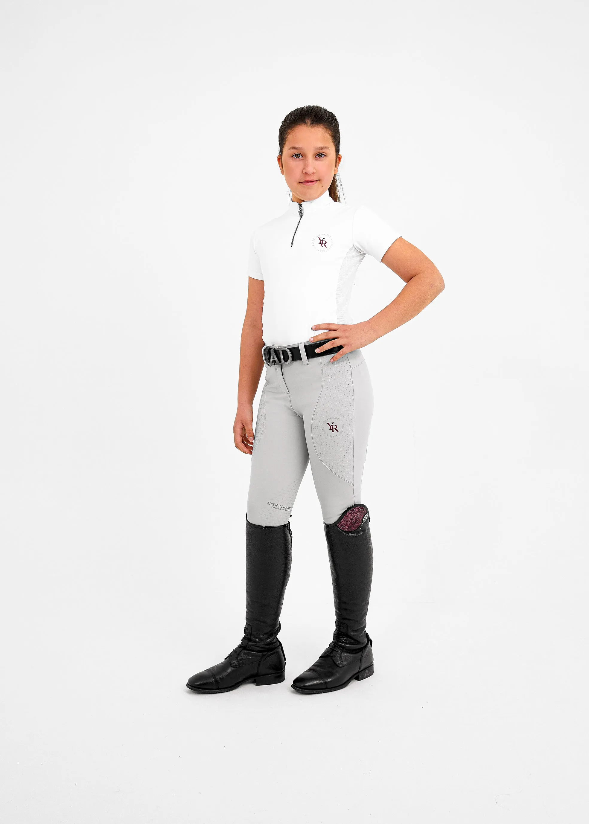 YR Grey Competition Breeches